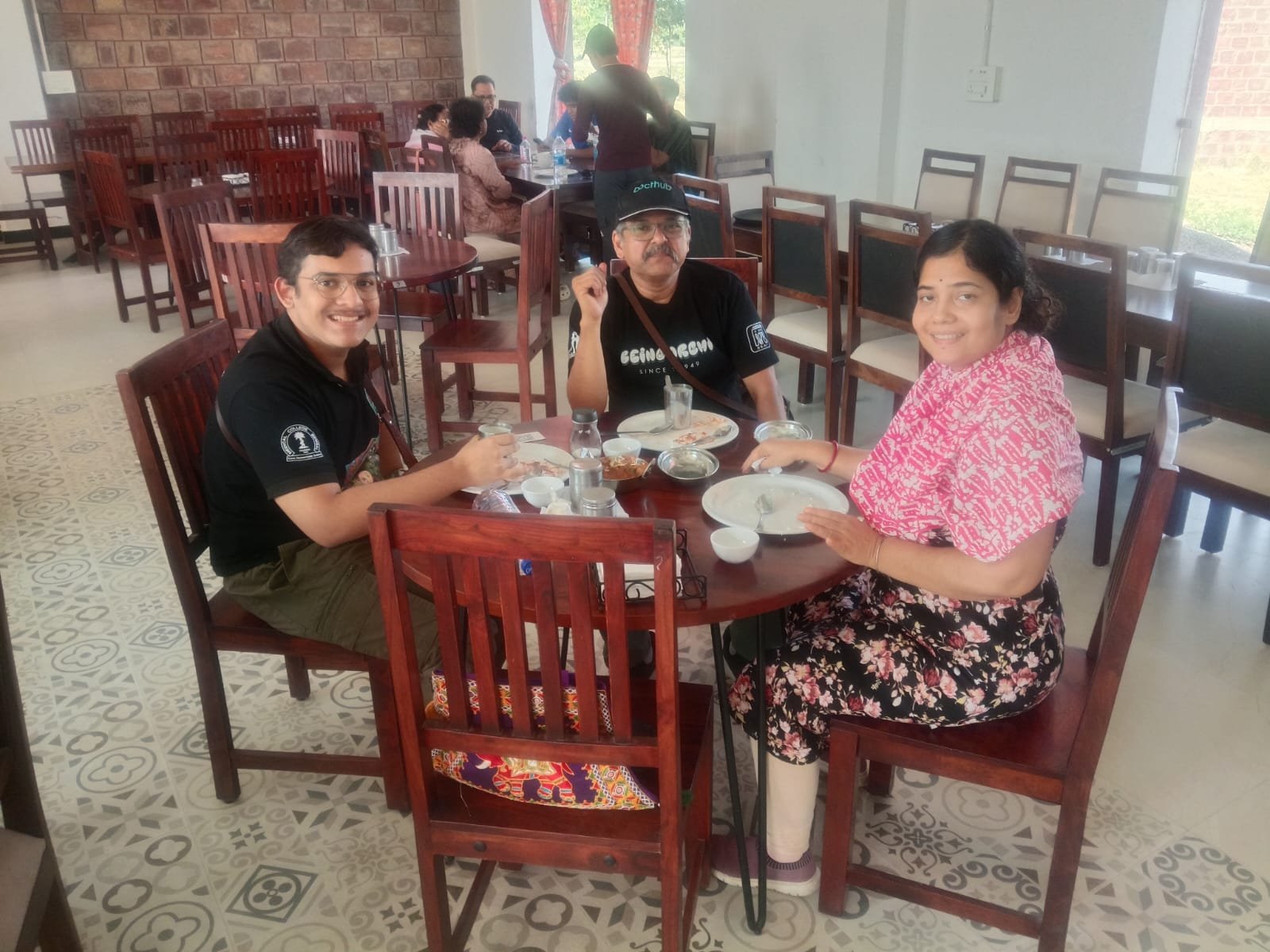 Guests Enjoying Meal